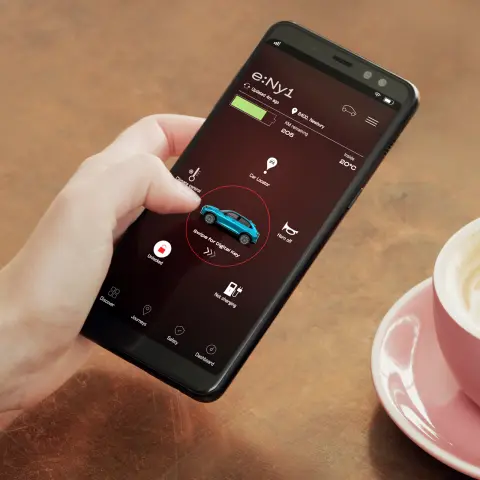 My Honda Plus digitale sleutel op het scherm van de smartphone.